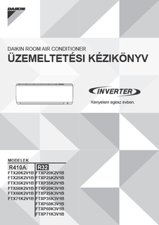 FTX20-71KV,FTXP20-35KV,FTXP20-71K3_3PHU393186-3W_Operation manual_Hungarian download